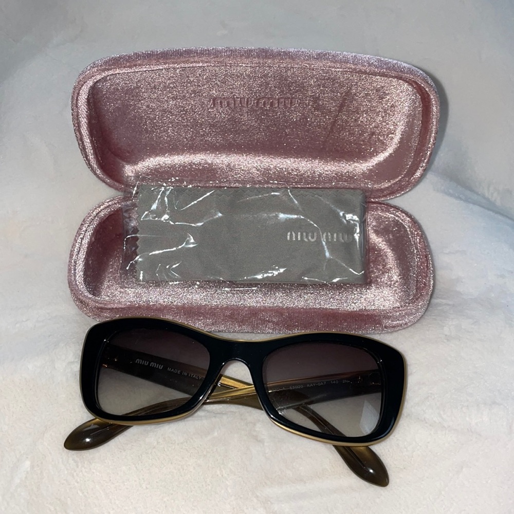 Miu Miu Retro Sunglasses with Case